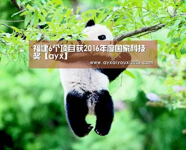 福建6个项目获2016年度国家科技奖【ayx】(图4) 爱游戏