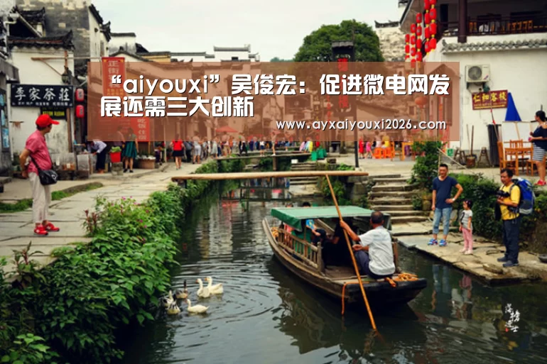 “aiyouxi”吴俊宏:促进微电网发展还需三大创新(图2) 爱游戏