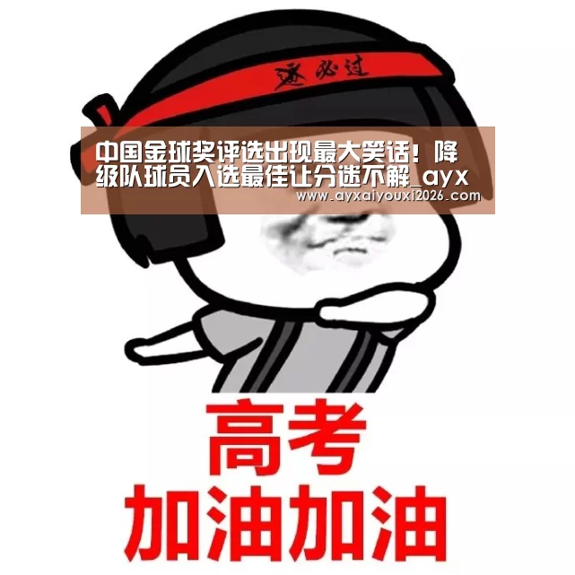 中国金球奖评选出现最大笑话!降级队球员入选最佳让分迷不解_ayx(图2) 爱游戏